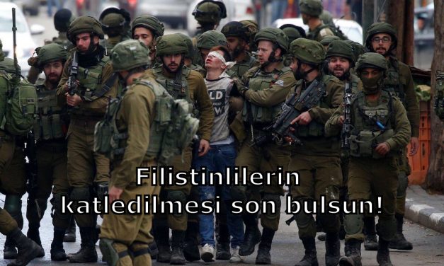 Filistinlilerin katledilmesi son bulsun!