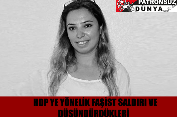 HDP’ye Yönelik Faşist Saldırı ve Düşündürdükleri