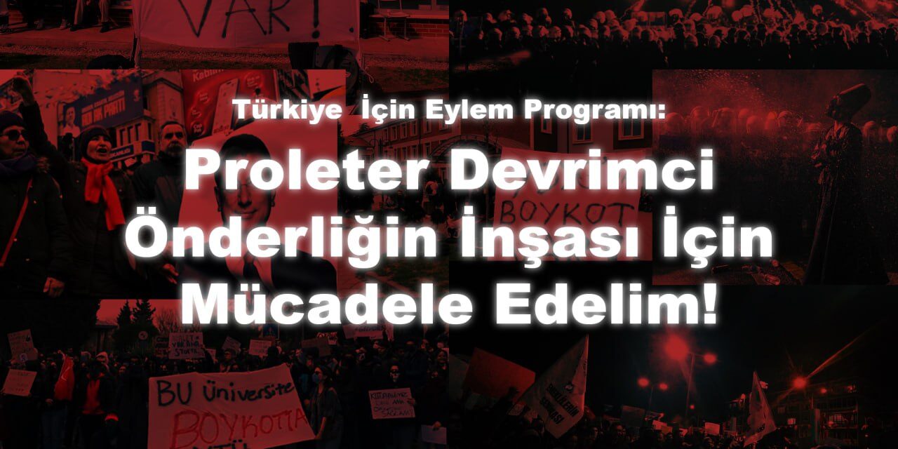 Türkiye İçin Eylem Programı: Proleter Devrimci Önderliğin İnşası İçin Mücadele