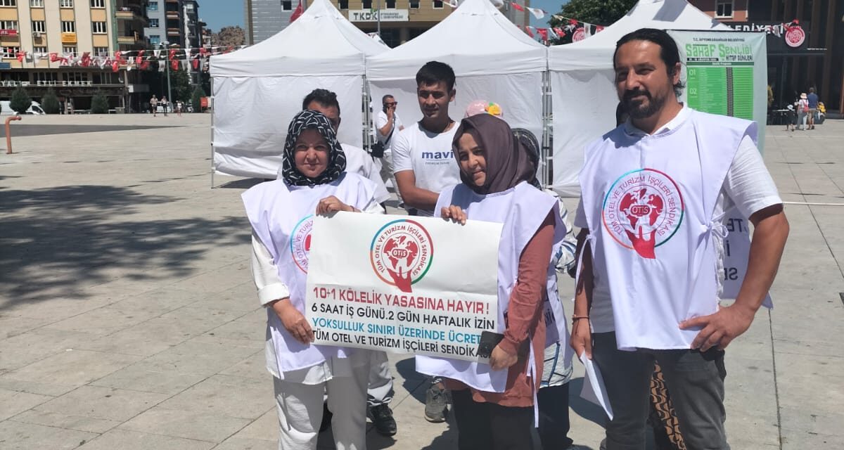 Afyonkarahisar’da Turizm İşçileri “10+1 Kölelik Yasası”na Karşı Ayakta