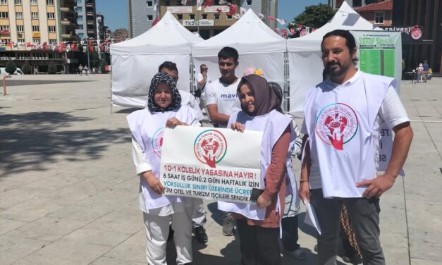Afyonkarahisar’da Turizm İşçileri “10+1 Kölelik Yasası”na Karşı Ayakta