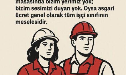 Asgari Ücret Tiyatrosunu Yık, Genel Greve Hazırlan