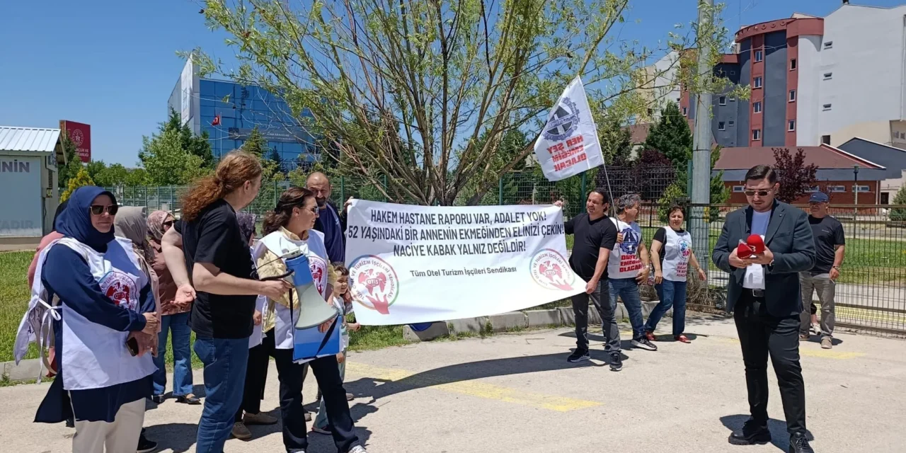 Sağlık Raporuna Rağmen İşten Atıldı: OTİS’ten Afyon GSB Önünde Eylem